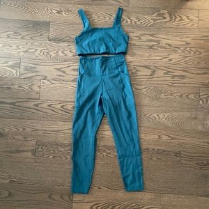 Girlfriend Collective Tommy Crop Bra & Leggings Set
